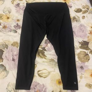 Hyba Black Athletic Leggings 3X